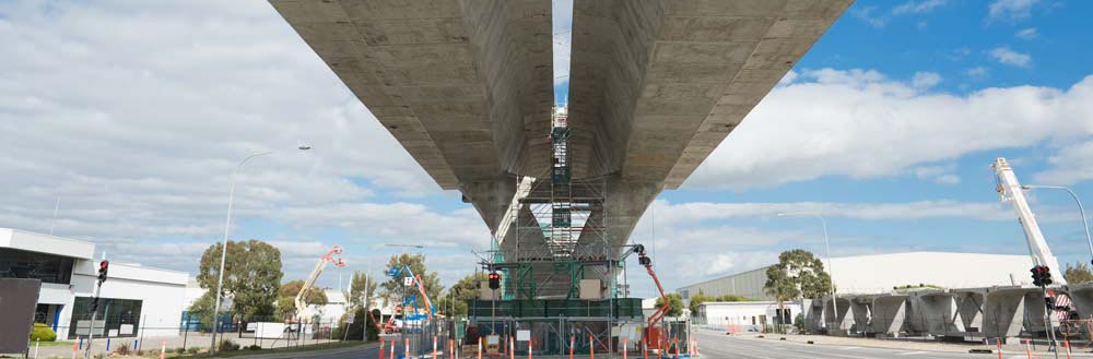 Bridge under construction